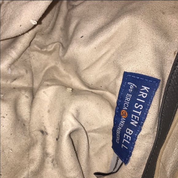 Erica Anenberg Gray leather shoulder purse - Picture 4 of 6